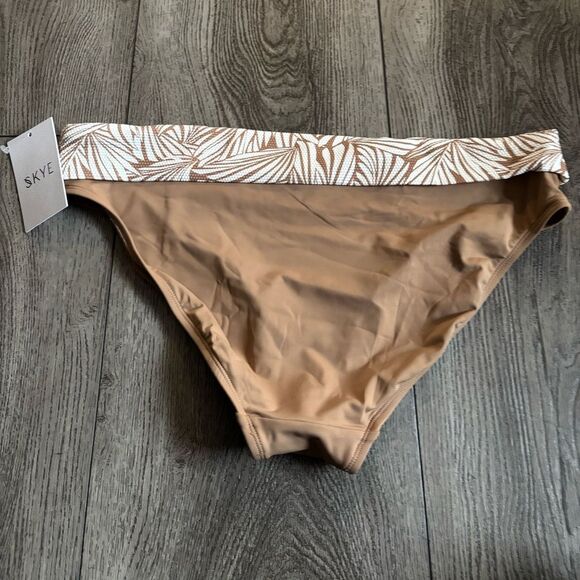 Skye woman’s Stylish Tan Swim Bottoms - Picture 3 of 5